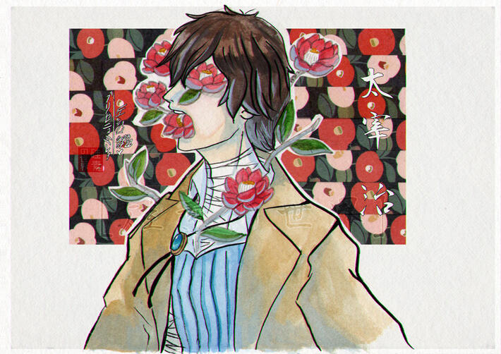 椿の花瓶 II 椿の花瓶 II