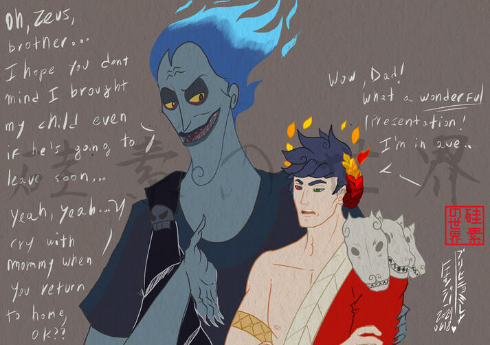 Hades in Disney style