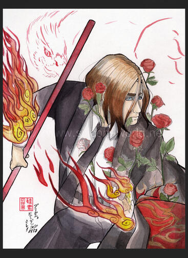 FdA - Red rose garden